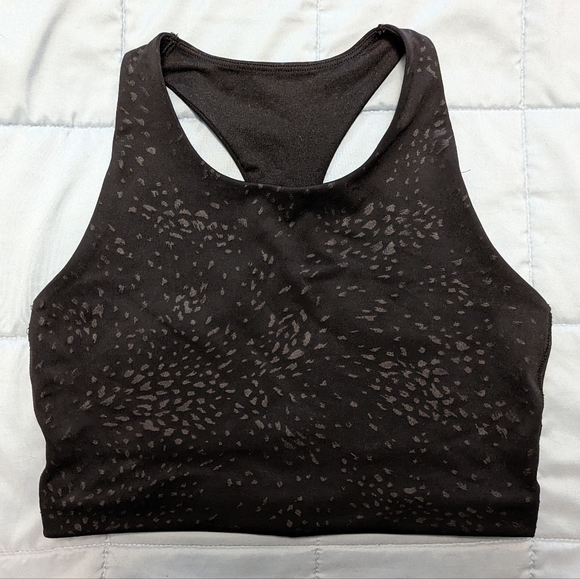 GapFit Black High Impact Double-Lined Longline Sports Bra | Size Small - Picture 1 of 5